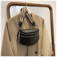 Hüfttasche Leder Unisex mit Verstellbarem Gurt für Reisen-Luzern Mode