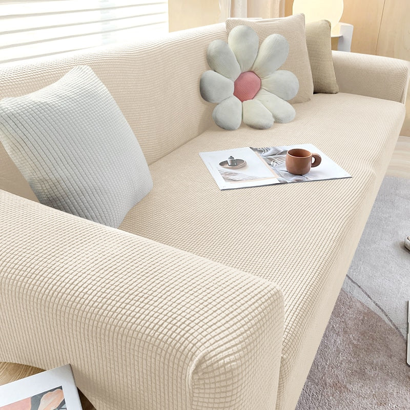 Sofahusse | Stilvoll Einfarbig Dehnbar Vielseitig Langlebig Elastisch-Luzern Mode