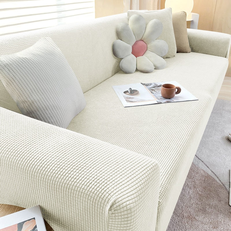 Sofahusse | Stilvoll Einfarbig Dehnbar Vielseitig Langlebig Elastisch-Luzern Mode