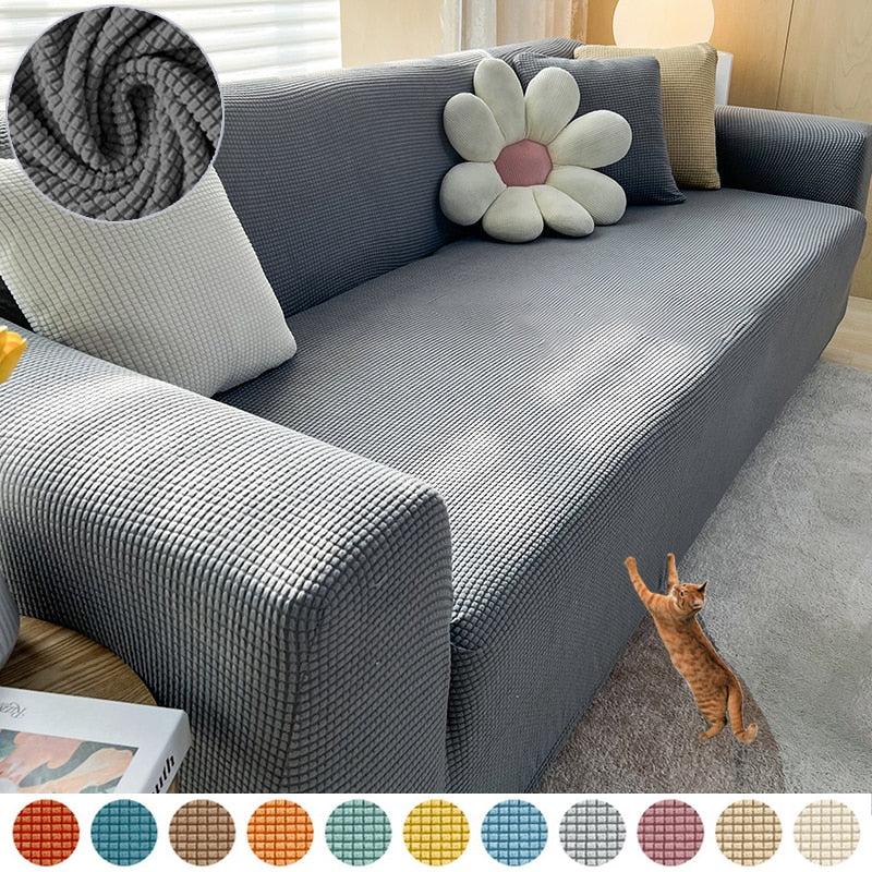 Sofahusse | Stilvoll Einfarbig Dehnbar Vielseitig Langlebig Elastisch-Luzern Mode