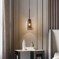 Pendelleuchte | Doppelglas | Stilvoll | Stimmungsvolles Licht | Einzigartig | Modern | LED | Langlebig-Luzern Mode