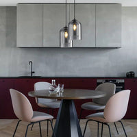 Pendelleuchte | Doppelglas | Stilvoll | Stimmungsvolles Licht | Einzigartig | Modern | LED | Langlebig-Luzern Mode