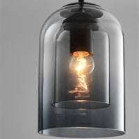 Pendelleuchte | Doppelglas | Stilvoll | Stimmungsvolles Licht | Einzigartig | Modern | LED | Langlebig-Luzern Mode