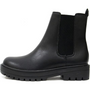 Damen Chelsea Boots Leder - Bequeme Herbststiefel kaufen-Schwarz-36-Luzern Mode