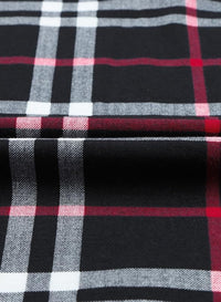 Damen Karo-Bluse Langarm Freizeit Hemd kariert Rückseite-Luzern Mode