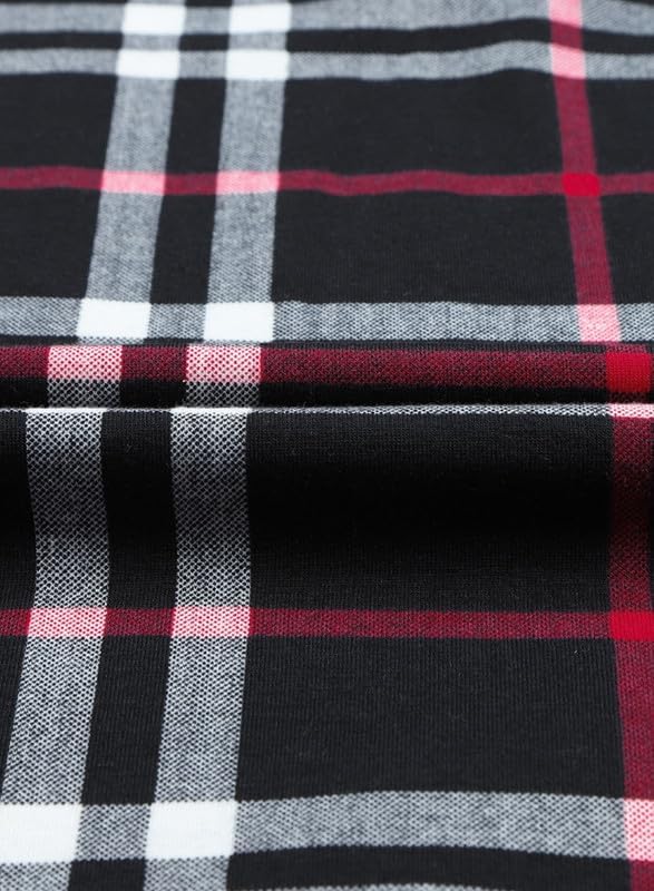 Damen Karo-Bluse Langarm Freizeit Hemd kariert Rückseite-Luzern Mode