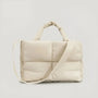 Stepphandtasche Damen - Modische Umhängetasche kaufen-Beige-Luzern Mode