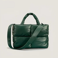 Stepphandtasche Damen - Modische Umhängetasche kaufen-Dunkelgrün-Luzern Mode