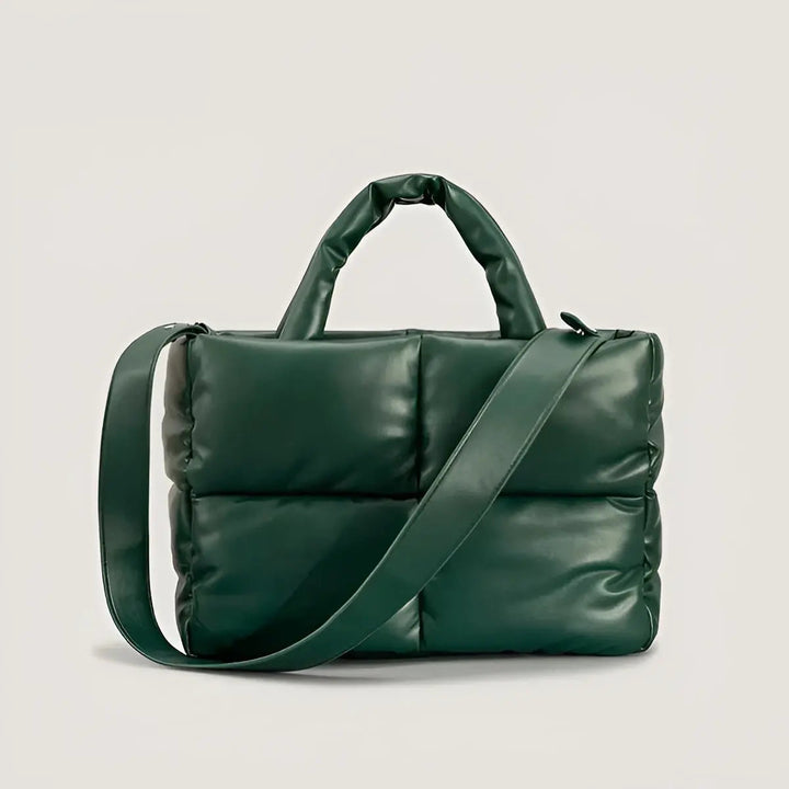 Stepphandtasche Damen - Modische Umhängetasche kaufen-Dunkelgrün-Luzern Mode