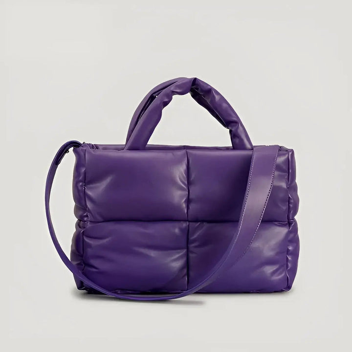 Stepphandtasche Damen - Modische Umhängetasche kaufen-Lila-Luzern Mode
