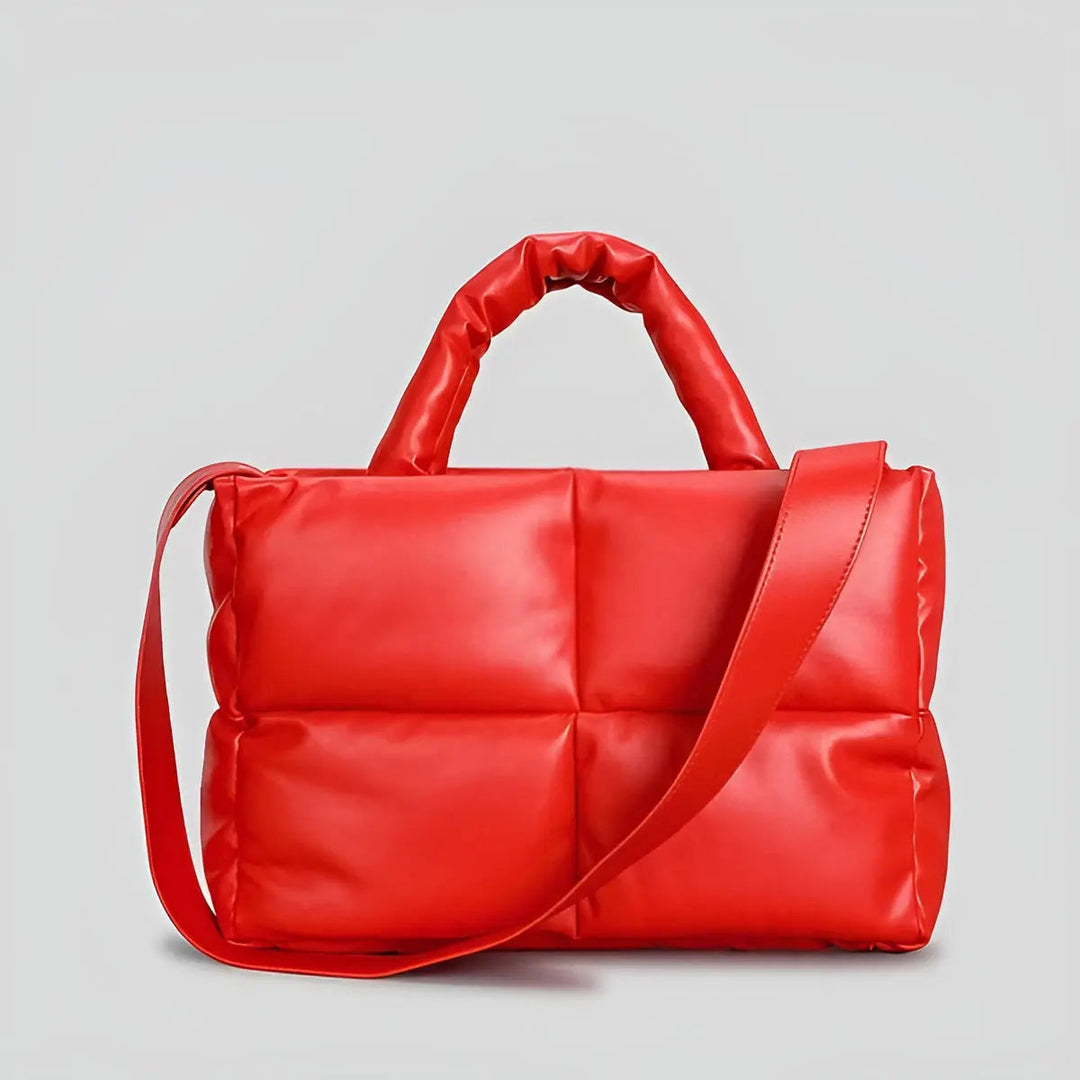 Stepphandtasche Damen - Modische Umhängetasche kaufen-Rot-Luzern Mode
