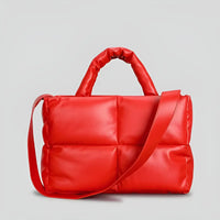 Stepphandtasche Damen - Modische Umhängetasche kaufen-Rot-Luzern Mode