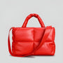 Stepphandtasche Damen - Modische Umhängetasche kaufen-Rot-Luzern Mode