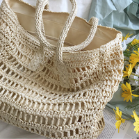 Geflochtene Strandtasche aus Stroh für Damen - Handgefertigt-Luzern Mode