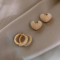 Ohrringe für Damen | Gold | Perlen | Stilvoll | Perfektes Geschenk-Luzern Mode
