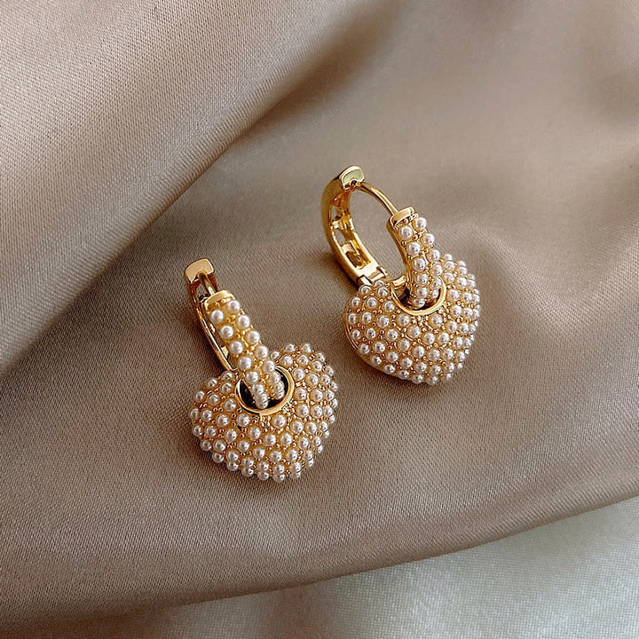 Ohrringe für Damen | Gold | Perlen | Stilvoll | Perfektes Geschenk-Luzern Mode