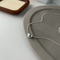 Damen Halskette | Anhänger Smiley Silber Einzigartig Langlebig Vielseitig Modern-Luzern Mode