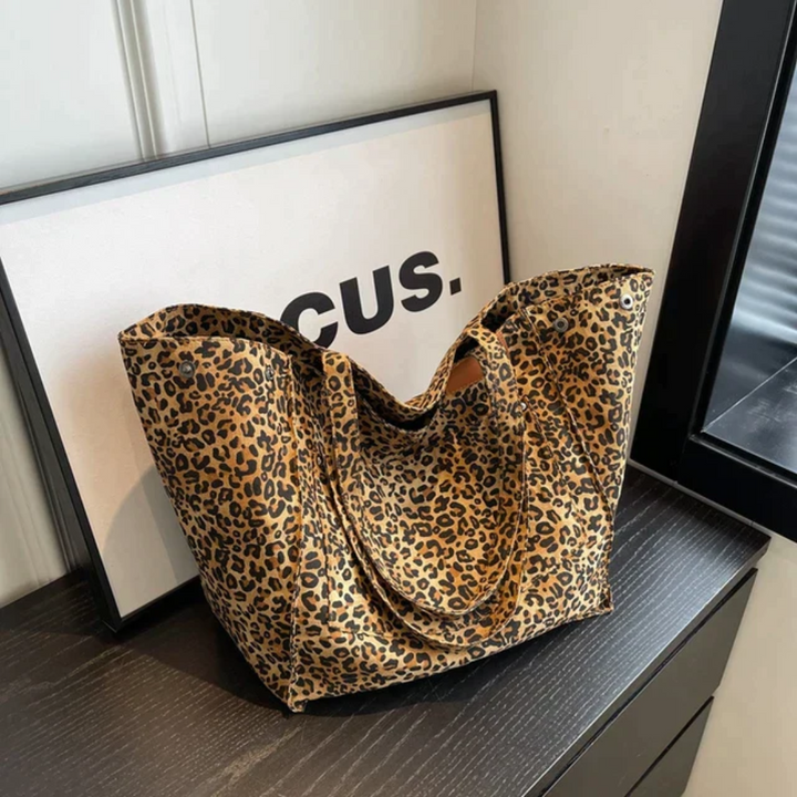 Jeansjacke mit Leopardenmuster Tasche für Damen kaufen-Luzern Mode