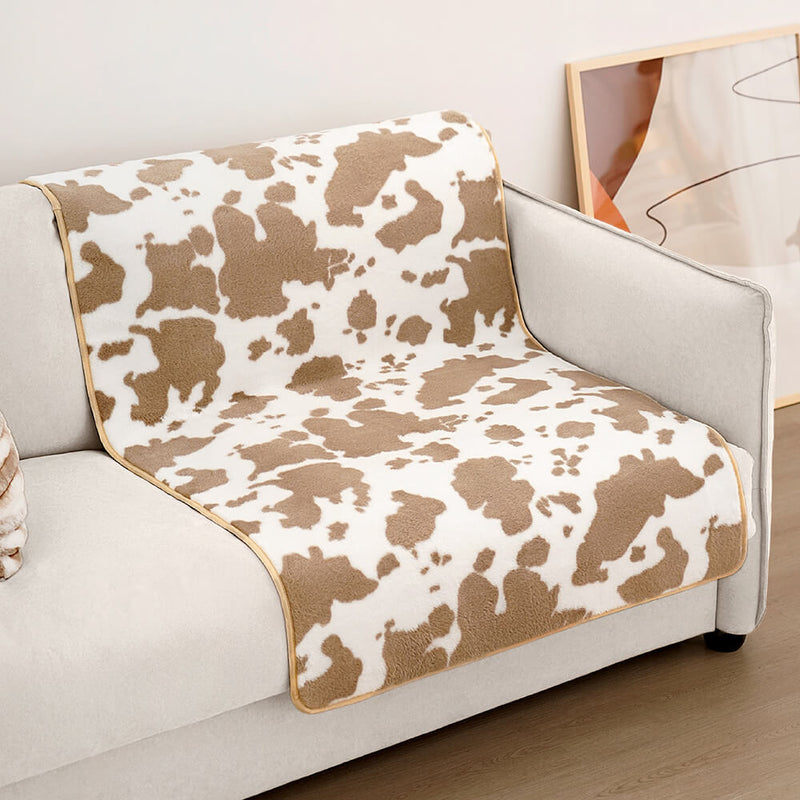 Haustierdecke | Kuhmuster Stilvoll Weich Komfortabel Rutschfest Trendy-70x90cm-Luzern Mode