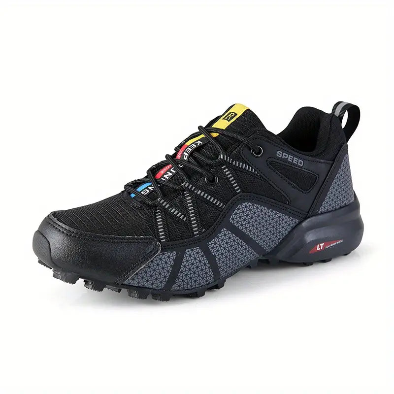 Herren Outdoor Sportschuhe für Trailrunning und Wandern-Schwarz-40-Luzern Mode