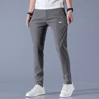 Herren Jogginghose mit Taschen - Bequeme Sporthose-Dunkelgrau-28-Luzern Mode