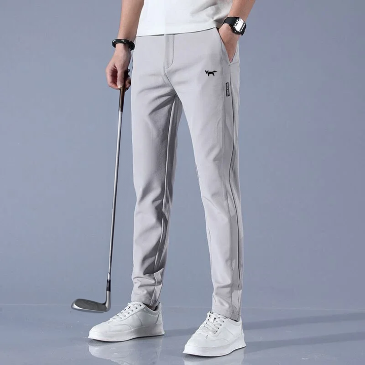 Herren Jogginghose mit Taschen - Bequeme Sporthose-Grau-28-Luzern Mode