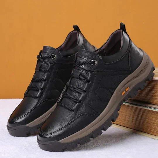 Herren Leder Sneaker - Bequeme Freizeitschuhe für Alltag-Luzern Mode