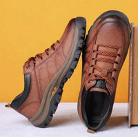 Herren Leder Sneaker - Bequeme Freizeitschuhe für Alltag-Luzern Mode