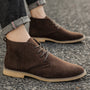 Herren Wildleder Stiefeletten - Elegante Ankle Boots kaufen-braun-39-Luzern Mode