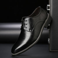 Hochwertige Herren Brogues aus echtem Leder für Business-Schwarz-39-Luzern Mode
