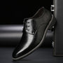 Hochwertige Herren Brogues aus echtem Leder für Business-Schwarz-39-Luzern Mode