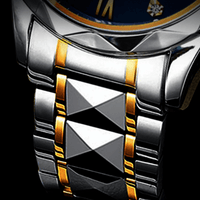 Herren Automatik Armbanduhr mit Leuchtzeigern und Datum-Luzern Mode