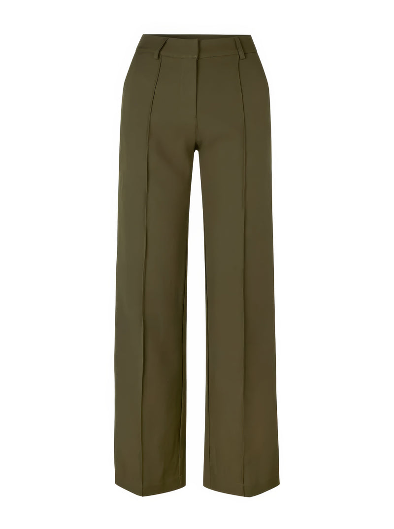Damenmode: Elegante Hose mit weitem Bein und Top-Set-Luzern Mode