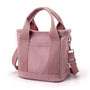 Kleine Damen Umhängetasche aus Segeltuch für Alltag-Rosa-Luzern Mode