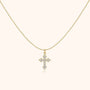 Halskette mit Kreuz | Spirituell Stilvoll Silber Gold Langlebig Einzigartig-Gold-Luzern Mode