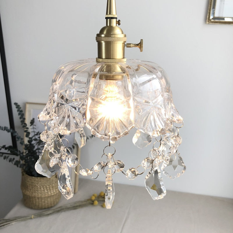 Deckenlampe | Hängend Kristall Stilvoll Vielseitig Atmosphärisch Langlebig-Luzern Mode