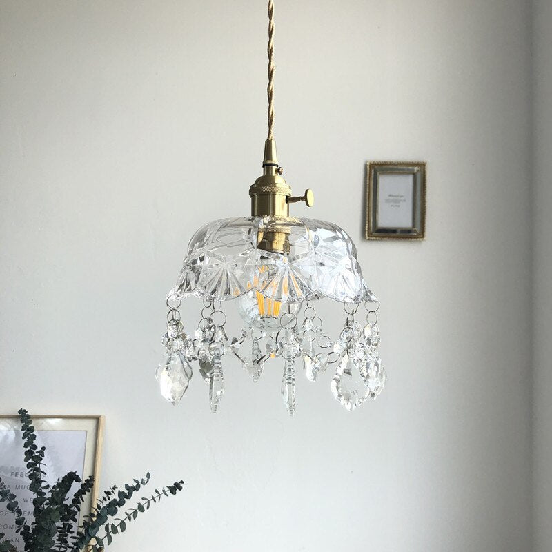 Deckenlampe | Hängend Kristall Stilvoll Vielseitig Atmosphärisch Langlebig-Luzern Mode