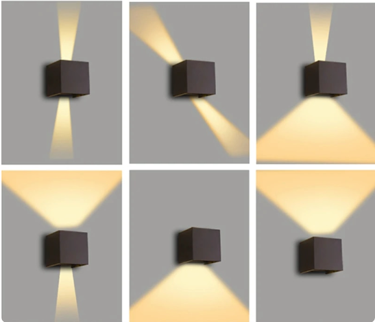 LED Wandleuchte | Kubus Wiederaufladbar Kabellos Vielseitig Stilvoll Stimmungsvolles Licht-Luzern Mode