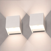 LED Wandleuchte | Kubus Wiederaufladbar Kabellos Vielseitig Stilvoll Stimmungsvolles Licht-Weiß-Luzern Mode