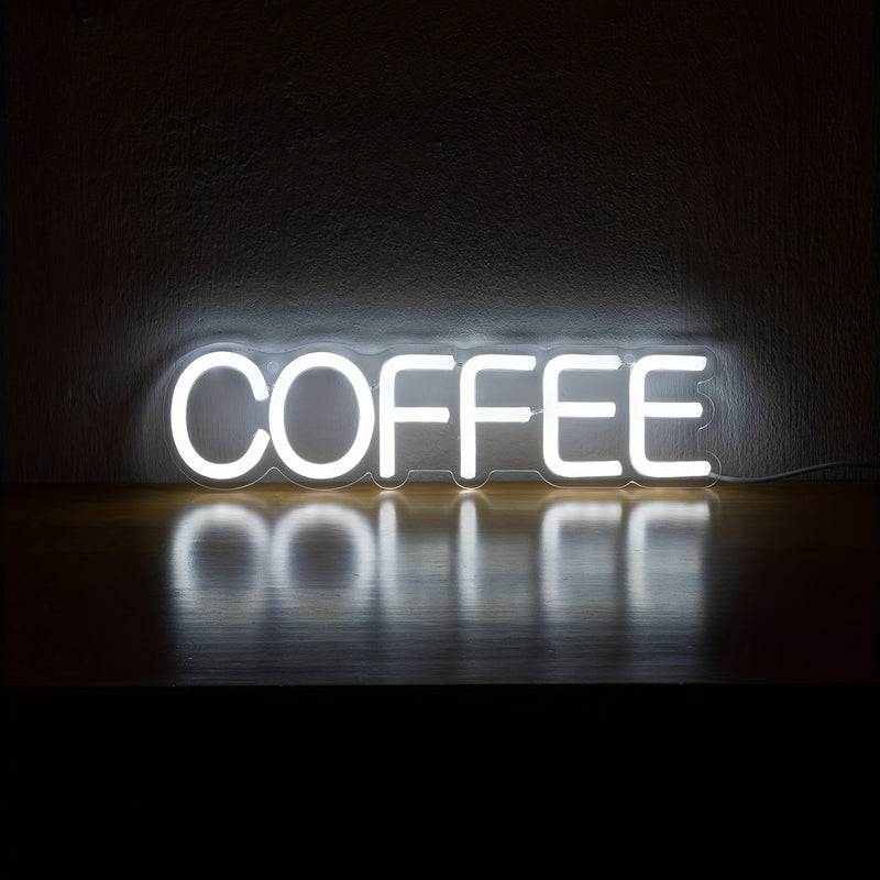 LED-Nachtlampe | Kaffee, Langlebig, Energieeffizient, Stimmungsvolles Licht, Vielseitig, USB, Weiß-Luzern Mode