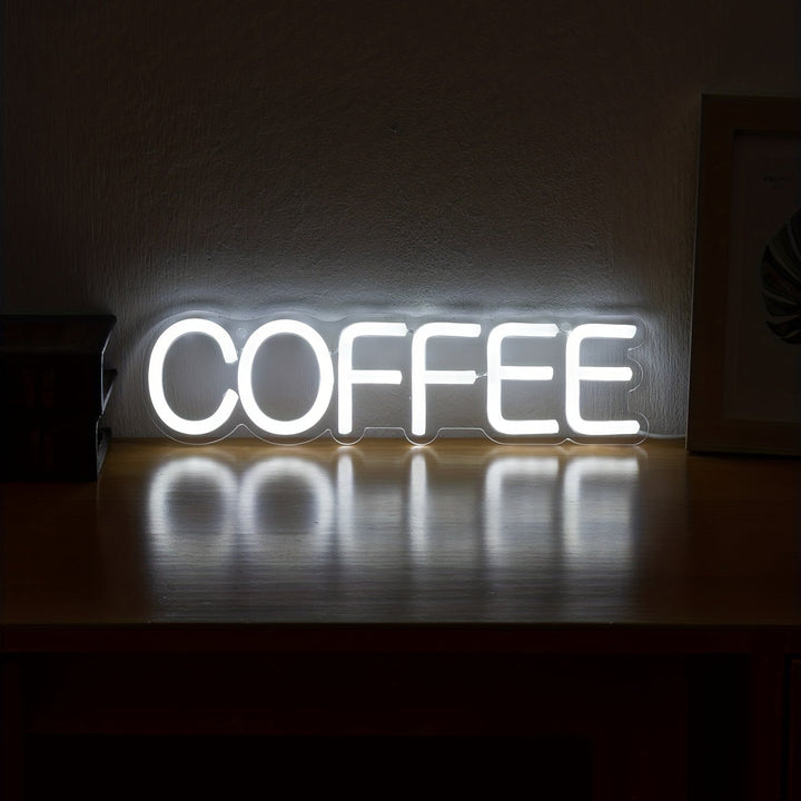 LED-Nachtlampe | Kaffee, Langlebig, Energieeffizient, Stimmungsvolles Licht, Vielseitig, USB, Weiß-Luzern Mode