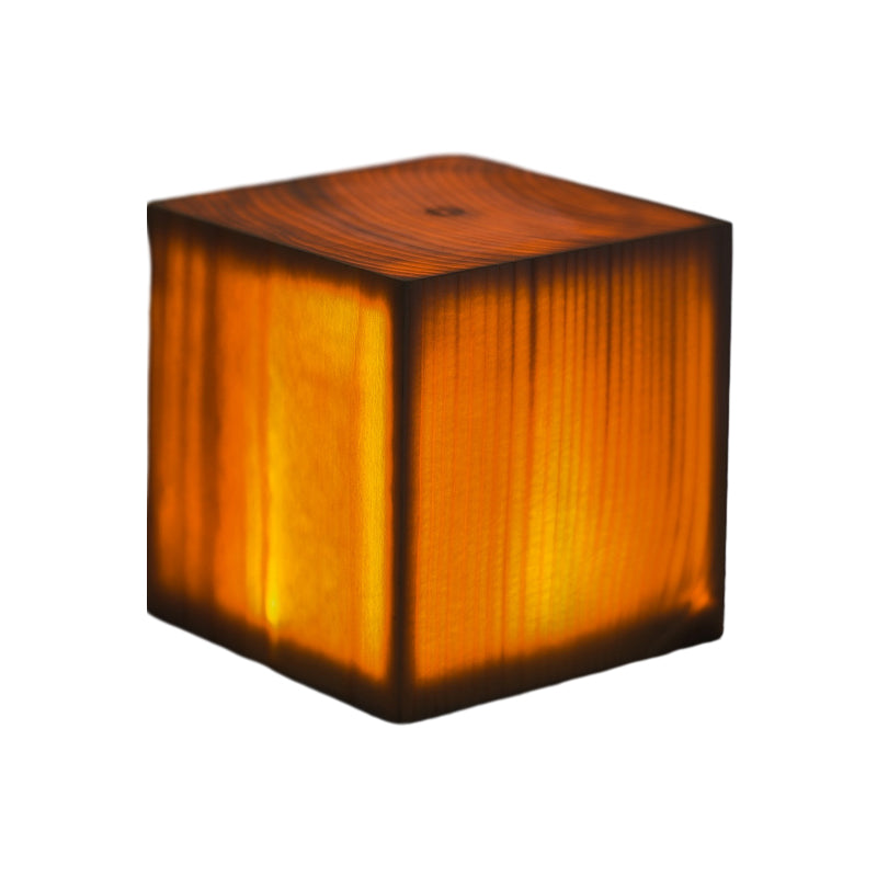 Tischlampe | Holzoptik Stilvoll Modern Langlebig Wiederaufladbar Vielseitig-Luzern Mode