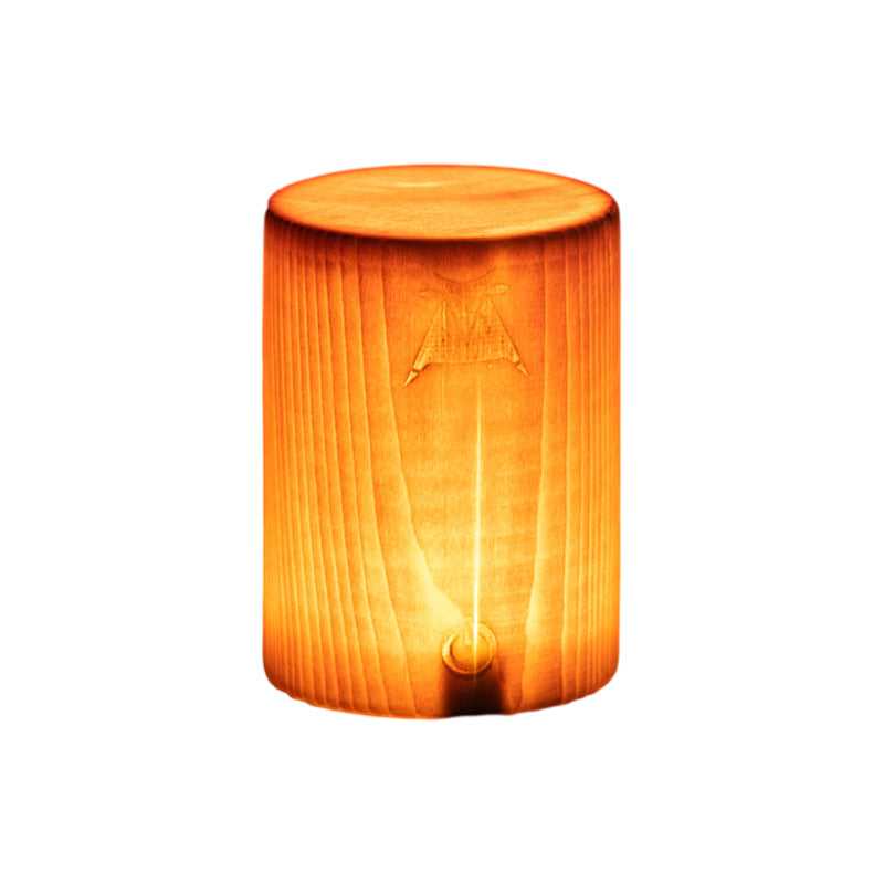 Tischlampe | Holzoptik Stilvoll Modern Langlebig Wiederaufladbar Vielseitig-Luzern Mode