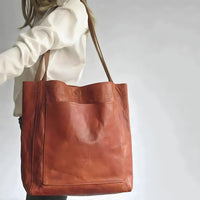 Hochwertige Ledertasche für Damen - Shopper Handtasche-Luzern Mode