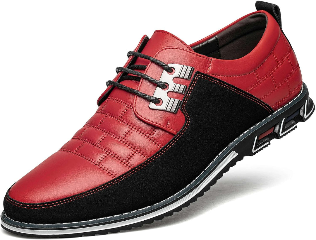 Herren Freizeitschuhe Leder Atmungsaktiv Rutschfest Komfort-Luzern Mode