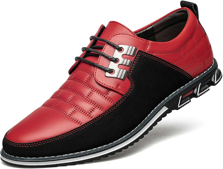 Herren Freizeitschuhe Leder Atmungsaktiv Rutschfest Komfort-Luzern Mode