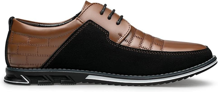 Herren Freizeitschuhe Leder Atmungsaktiv Rutschfest Komfort-Luzern Mode