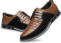 Herren Freizeitschuhe Leder Atmungsaktiv Rutschfest Komfort-Luzern Mode