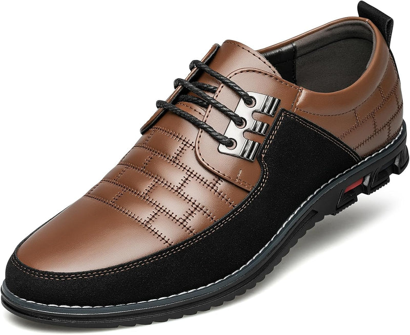 Herren Freizeitschuhe Leder Atmungsaktiv Rutschfest Komfort-Luzern Mode