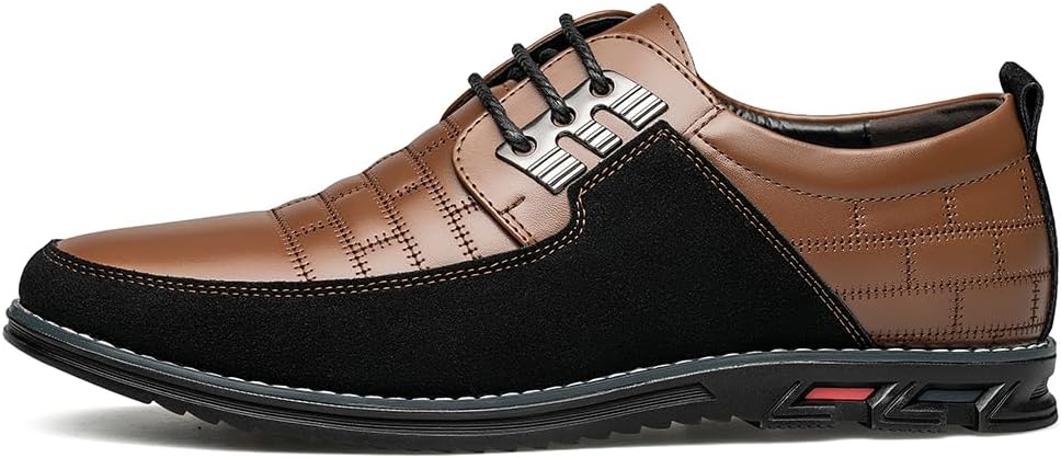 Herren Freizeitschuhe Leder Atmungsaktiv Rutschfest Komfort-Luzern Mode